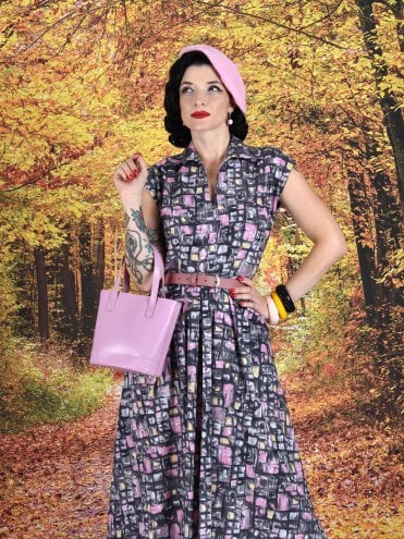 40s-1940s-50s-1950s-Vivien-of-Holloway-Best-Vintage-Reproduction-Swing-Rockabilly-Pinup-Runaround-Sue-Grey-Pink