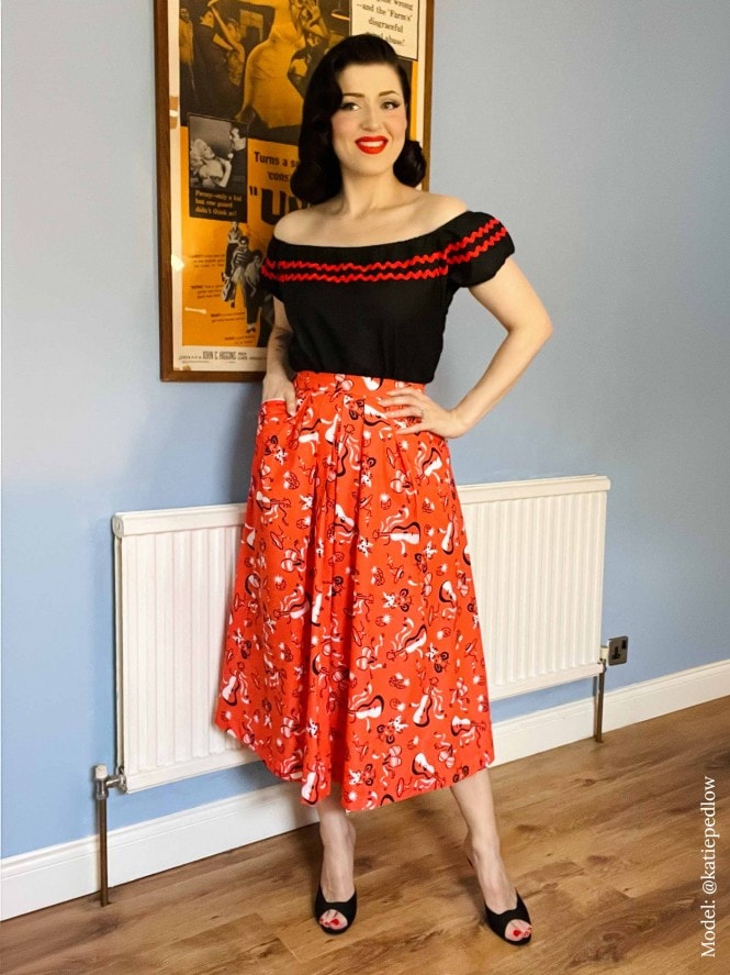 Runaround Sue Skirt Carmen Red