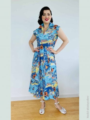 40s-1940s-50s-1950s-Vivien-of-Holloway-Best-Vintage-Reproduction-Swing-Rockabilly-Pinup-Day-Dress-Runaround-Sue-Tropical-Island