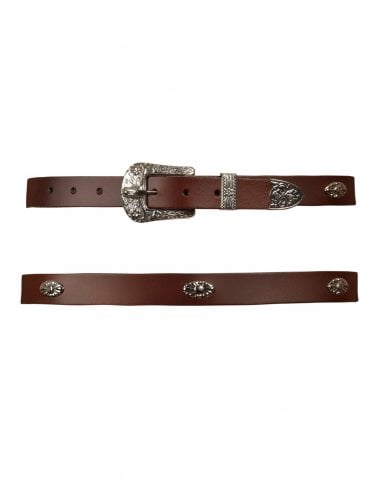 Santa Fe Tan Leather Belt