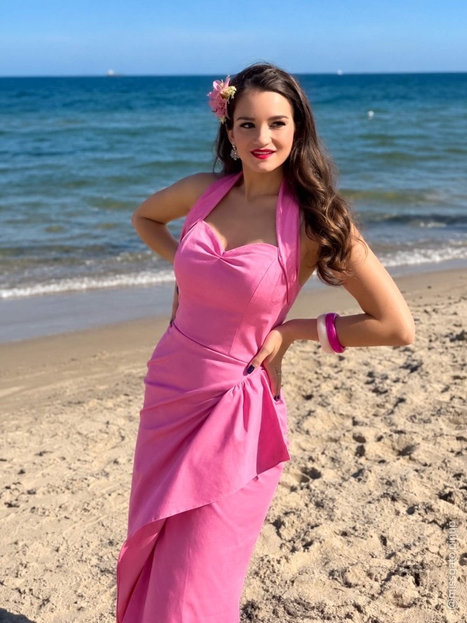 Sarong Sateen Pink