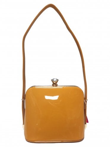 Shirley Bag Patent Mustard