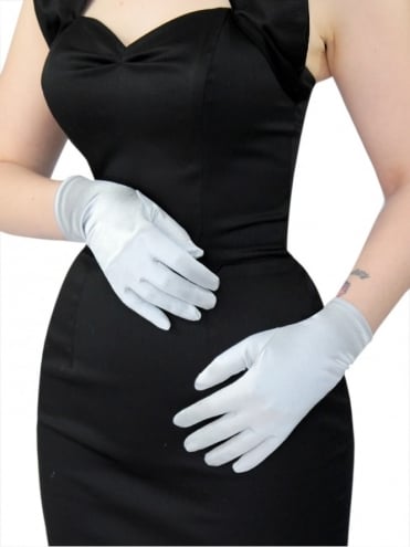 Short Gloves Silver