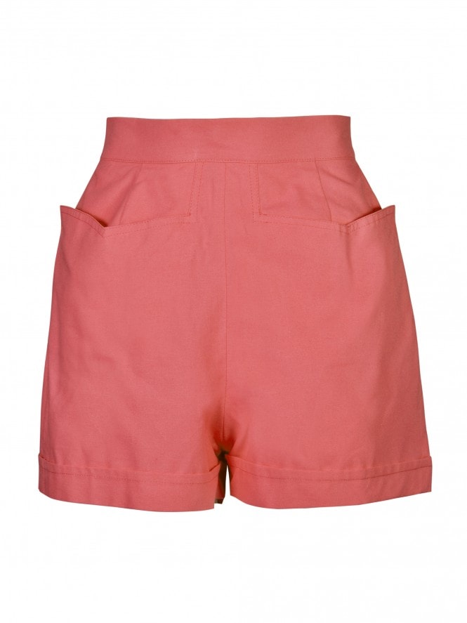 Shorts Coral Sateen