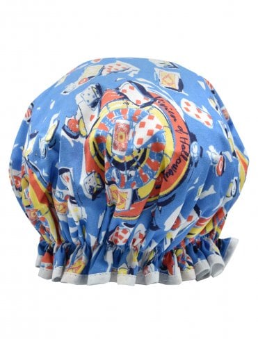 Shower Cap Casino Blue