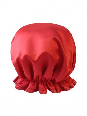 Shower Cap Duchess Satin Red