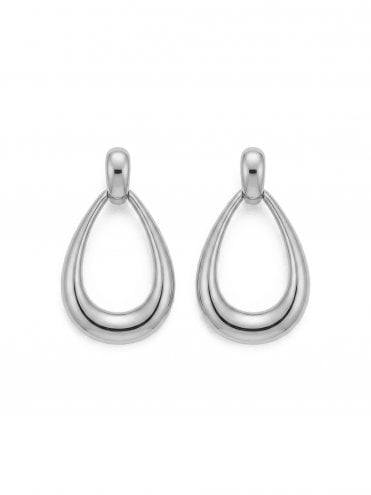Silver Raindrop Earrings
