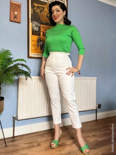 50s-1950s-Vivien-of-Holloway-Best-Vintage-Style-Reproduction-Repro-Slash-Neck-Top-green_Apple-Rockabilly-Swing-Pinup