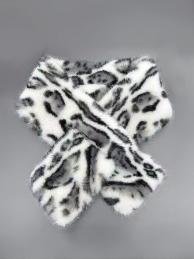 Snow Leopard Scarf
