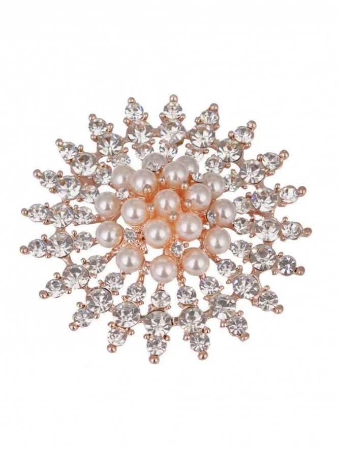 Snowball Flake Brooch