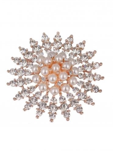 Snowball Flake Brooch