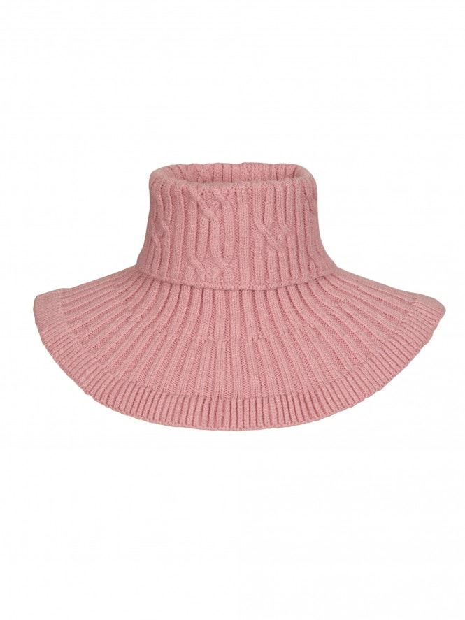 Soft Knit Neck Warmer Pink