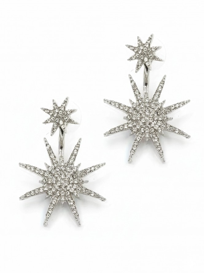Starburst Silver Earrings