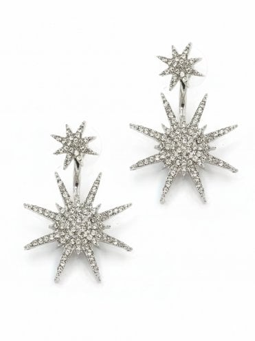 Starburst Silver Earrings