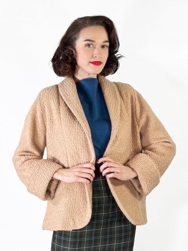 Swagger Jacket Beige Boucle