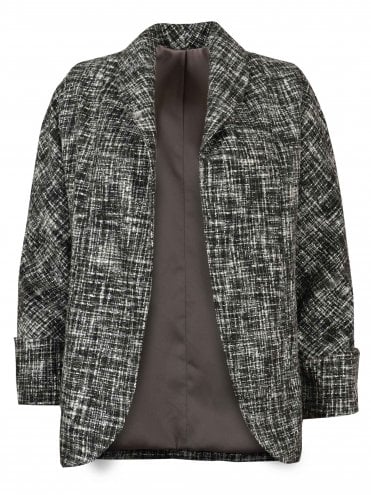 Swagger Jacket Weave Black White