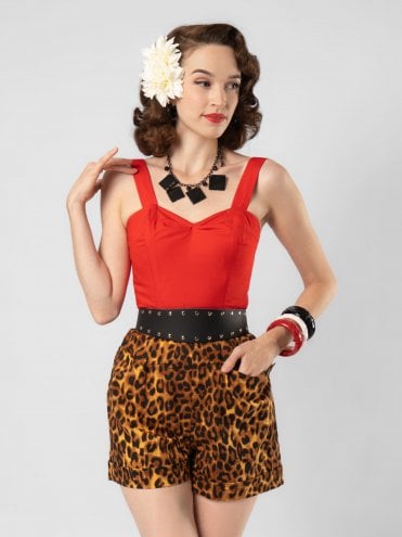 The Wasp Cinch Belt Rivet Silver Black