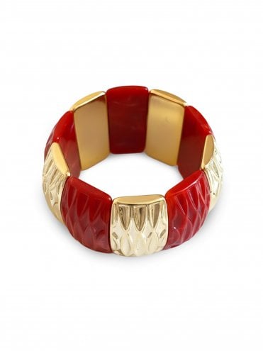 Tiger Eye Gold Bracelet
