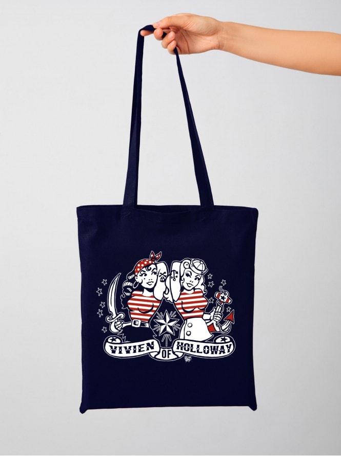  Twin Sailor Tote Bag