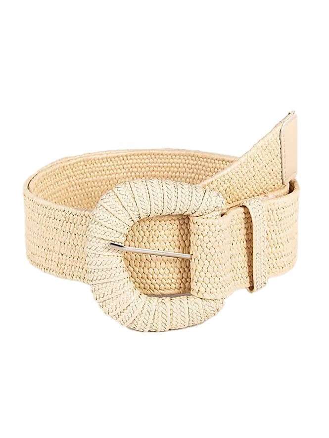 Woven Stretch Belt Beige