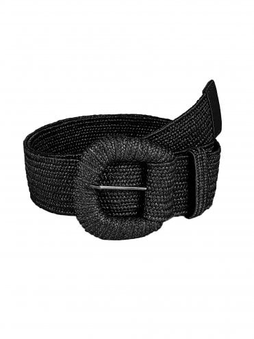 Woven Stretch Belt Black
