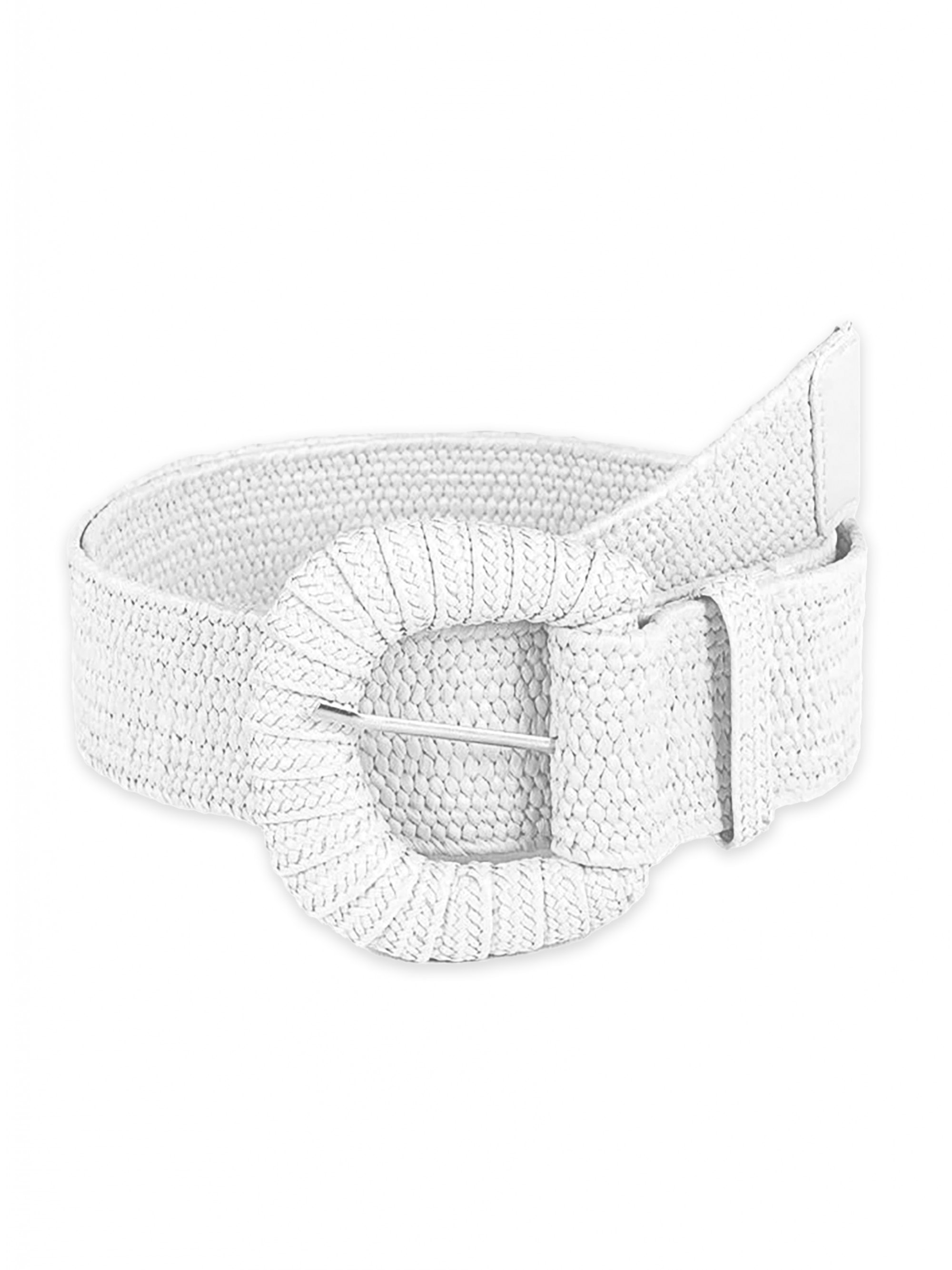 Woven Stretch Belt White from Vivien of Holloway display picture 3